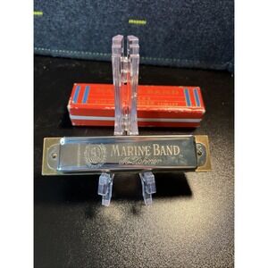 Hohner Marine Band‎ Harmonica 364 12 hole In Key C Germany With Box